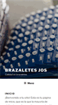 Mobile Screenshot of brazaletesjos.com